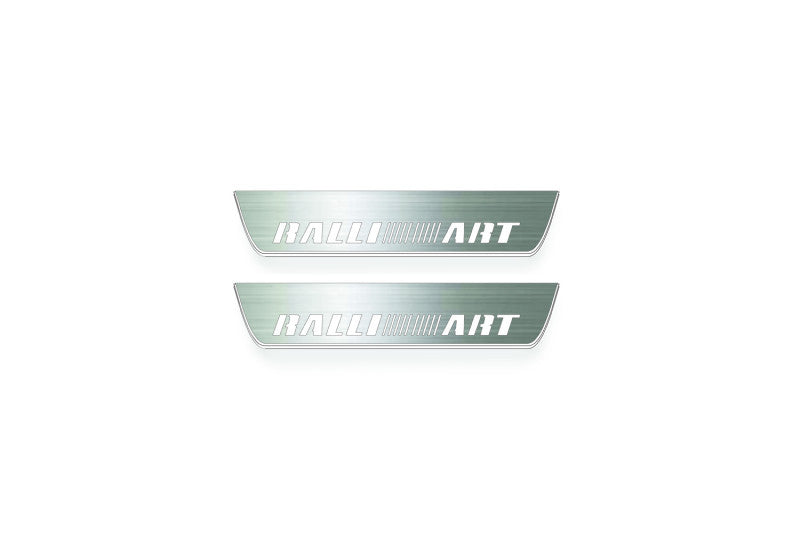 Mitsubishi Outlander II 2007-2012 Door Sill Lights With Logo RalliArt