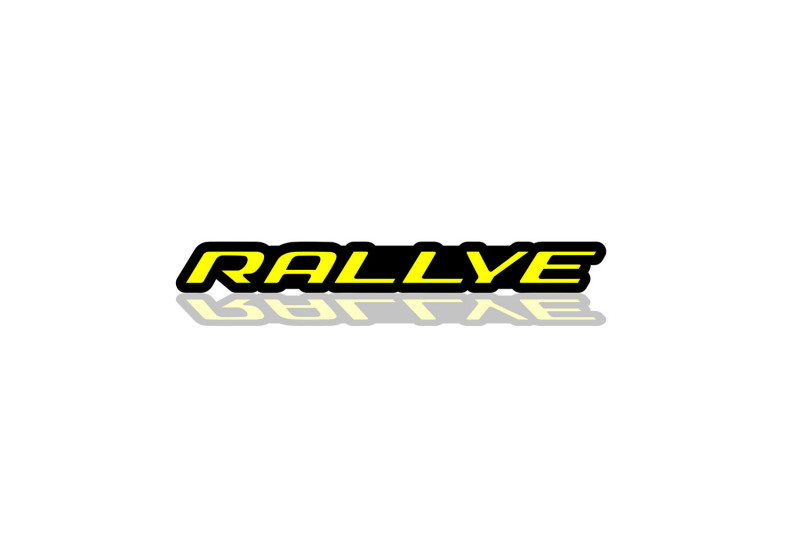 Dodge Radiator grille emblem with Rallye logo