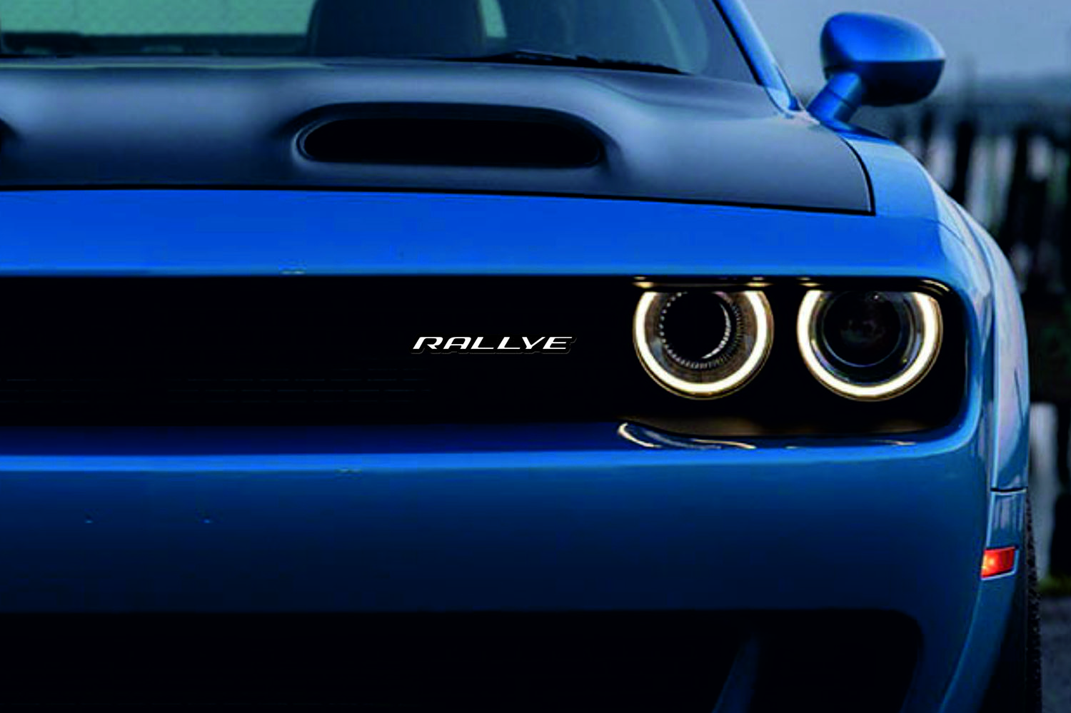 Dodge Radiator grille emblem with Rallye logo