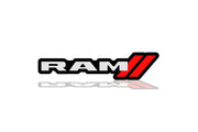 DODGE RAM Radiator grille emblem with Ram + Dodge logo Dodge emblems decoinfabric
