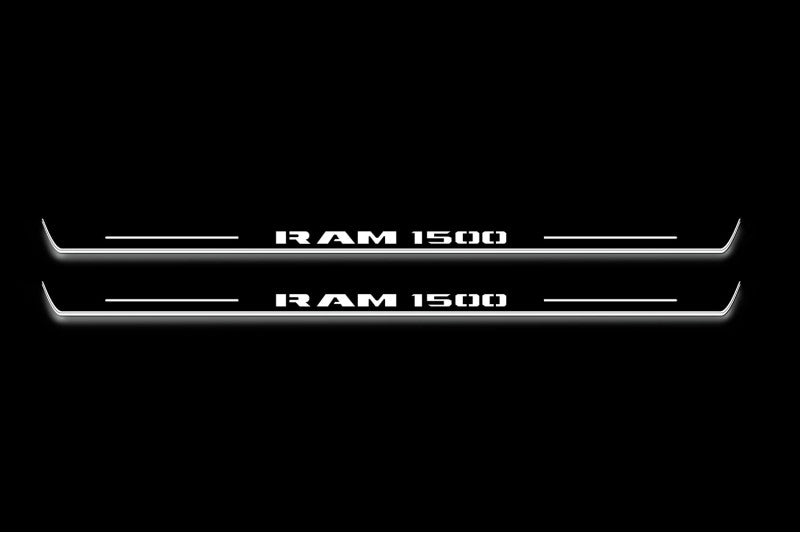 RAM 1500 V 2019+ Led Door Sills With RAM 1500 Logo
