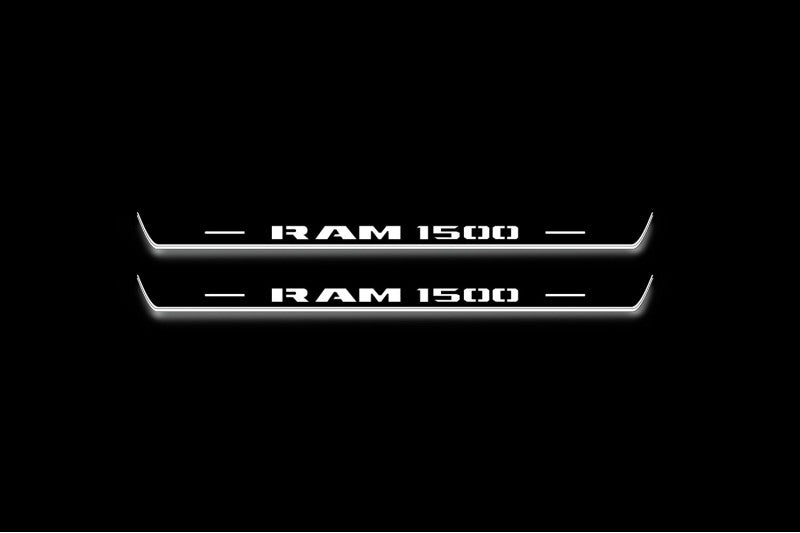RAM 1500 V 2019+ Led Door Sills With RAM 1500 Logo