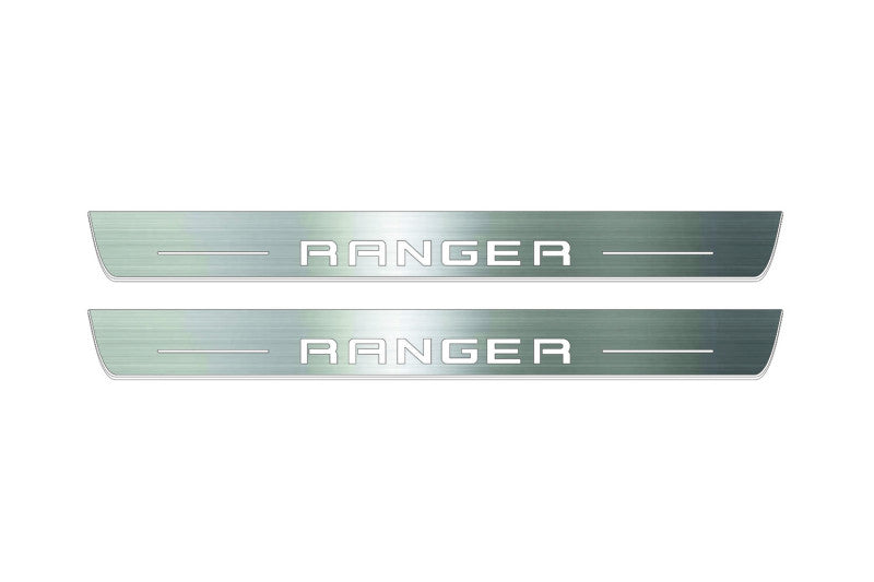 Ford Ranger IV 2018-2022 Led Sill Plates With Logo Ranger