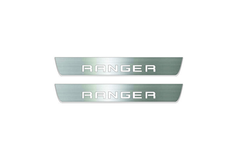 Ford Ranger IV 2018-2022 Led Sill Plates With Logo Ranger