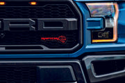 Ford Illuminated LED Radiator Grille Emblems and Badges with Raptor TRX logo