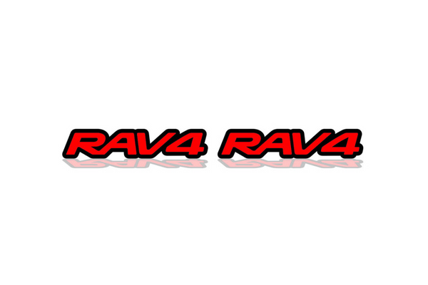 Toyota emblem for fenders with Rav4 logo