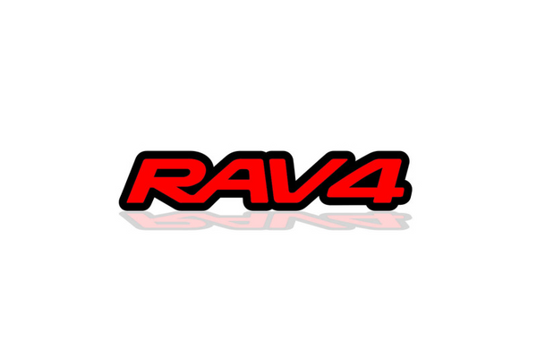 Toyota Radiator grille emblem with Rav4 logo