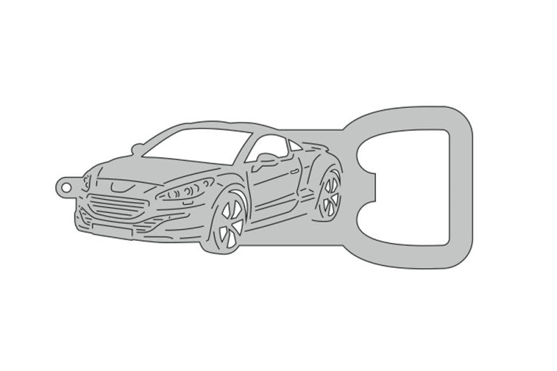 Keychain Bottle Opener for Peugeot RCZ 2010+ Keychains opdesign