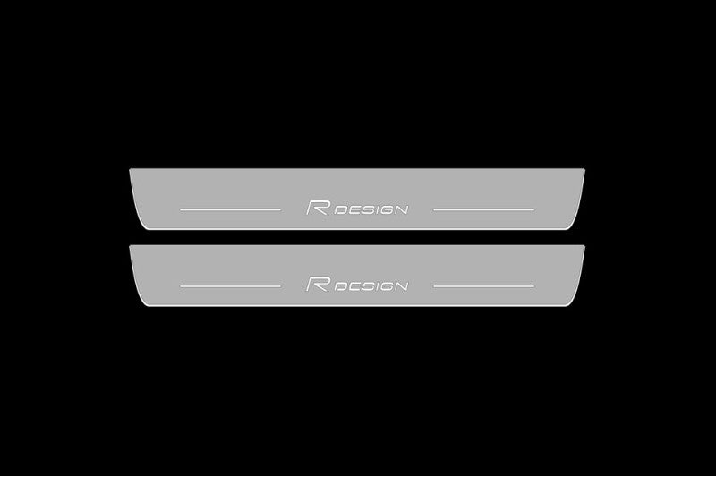 Volvo XC90 II 2015+ LED Car Door Sill With Logo Rdesign Volvo Led Door Sills opdesign