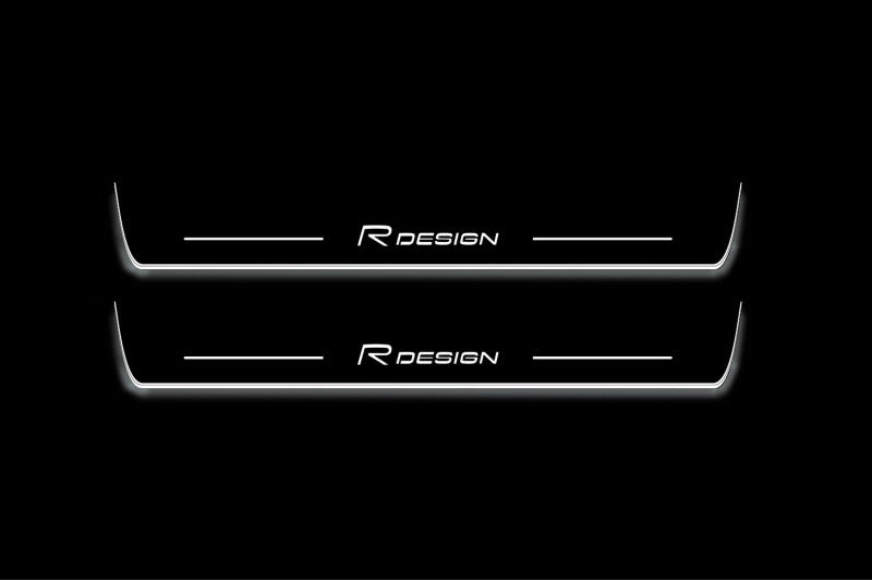 Volvo XC90 II 2015+ LED Car Door Sill With Logo Rdesign