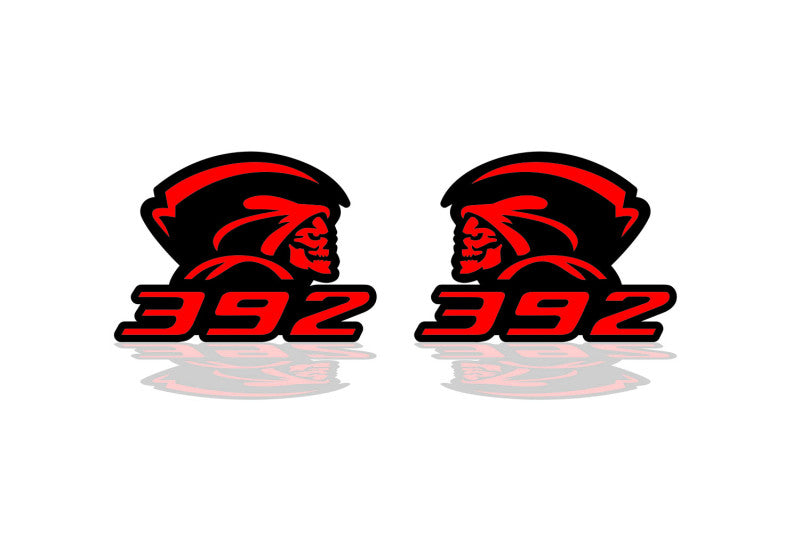 Dodge Emblem & Badges set with Reaper 392 logo Dodge emblems decoinfabric