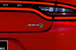 Load image into Gallery viewer, Dodge tailgate trunk rear emblem with Redeye Hellcat logo — Black, White