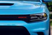 Dodge Illuminated LED Radiator Grille Emblems and Badges with Redeye logo Dodge Led emblems decoinfabric