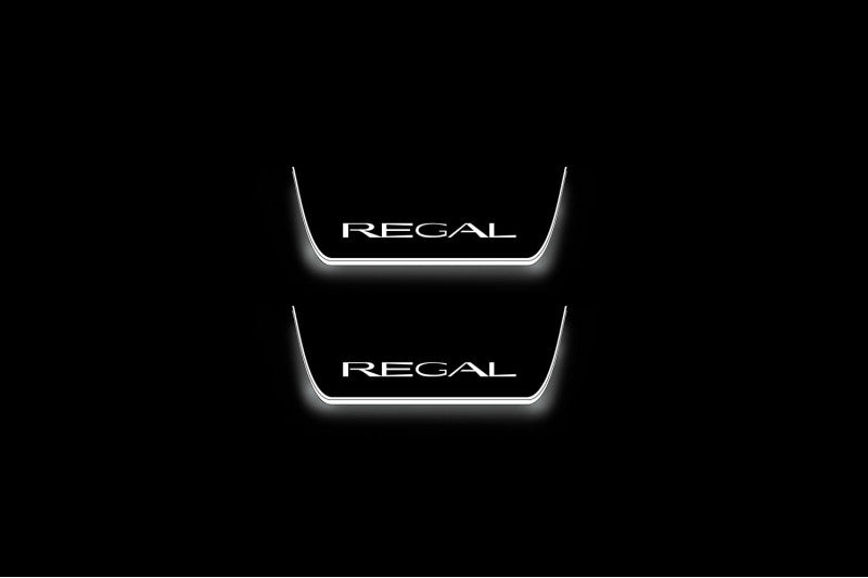 Buick Regal VI 2017+ Led Door Sills With Logo Regal