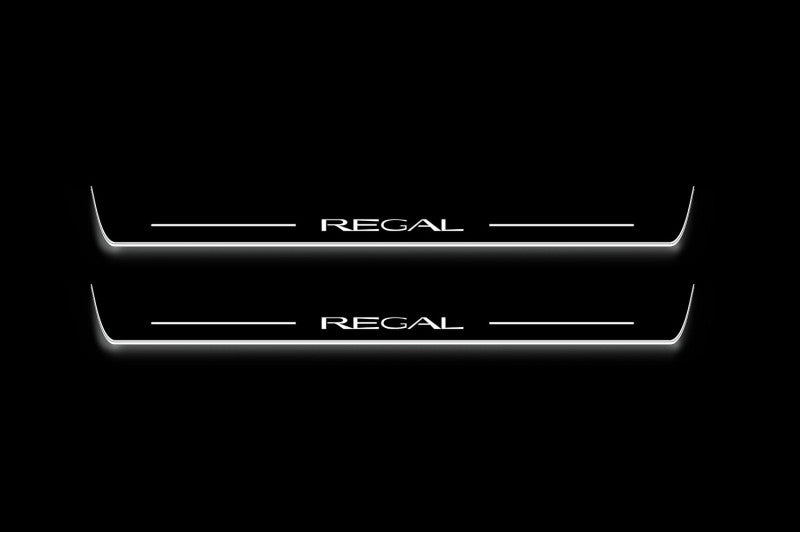 Buick Regal VI 2017+ Led Door Sills With Logo Regal