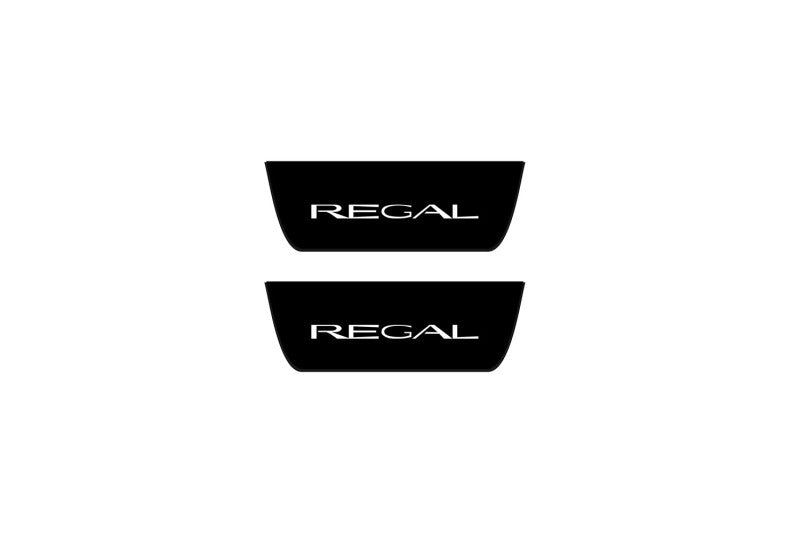 Buick Regal VI 2017+ Led Door Sill Pro With Logo Regal (Premium Painting) Buick Led Door Sills PRO opdesign