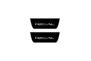 Buick Regal VI 2017+ Led Door Sill Pro With Logo Regal (Premium Painting) Buick Led Door Sills PRO opdesign