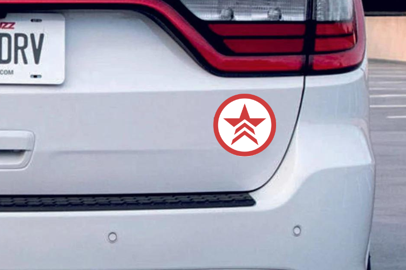 Mass Effect RENEGADE tailgate trunk rear emblem with RENEGADE logo Custom Rear Emblem decoinfabric
