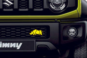 Suzuki Illuminated LED Radiator Grille Emblems and Badges with Jimny Rhino logo Suzuki Led Emblems decoinfabric