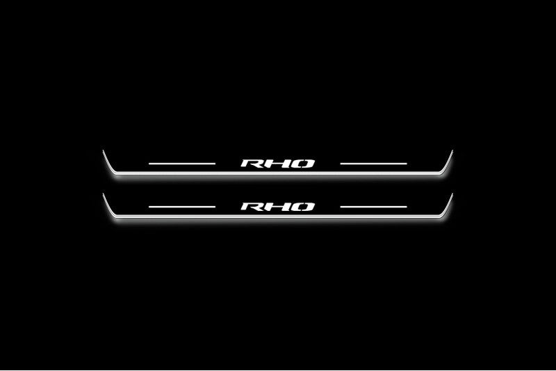 RAM 1500 V 2019+ Led Door Sills With RHO Logo