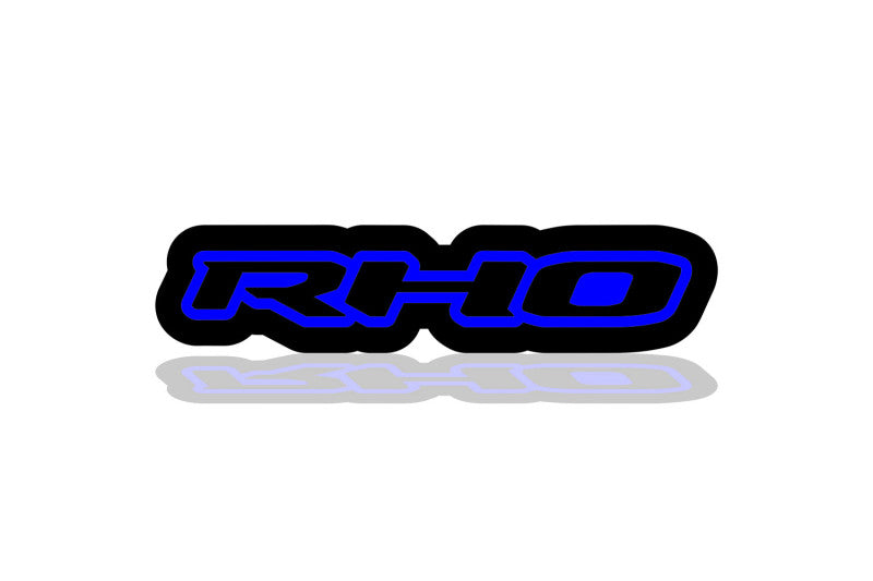 Dodge Illuminated LED Radiator Grille Emblems and Badges with logo RHO (type 2) Dodge Led emblems decoinfabric