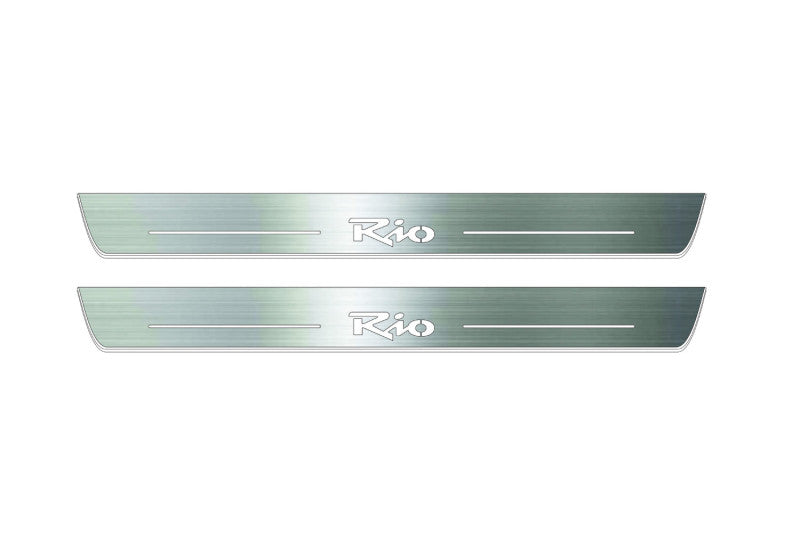 KIA Rio II 2005-2011 Door Sill Led Plate With Logo Rio