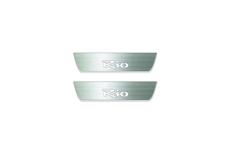 KIA Rio II 2005-2011 Door Sill Led Plate With Logo Rio