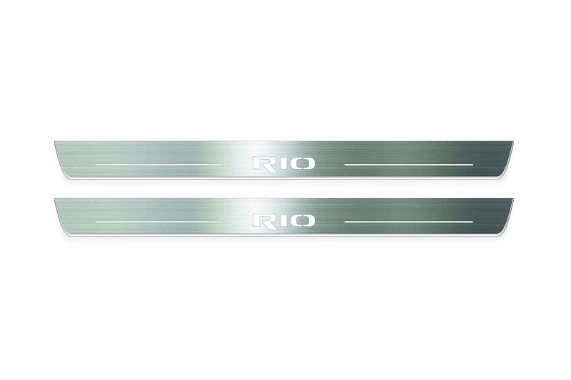 KIA Rio III 2011-2017 Door Sill Led Plate With Logo Rio