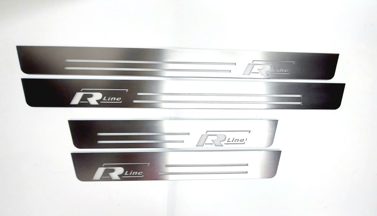 Volkswagen Passat B7 USA 2011-2019 LED Door Sills With R-line Logo Volkswagen Led Door Sills opdesign