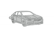 Car Keychain for Acura RLX 2013-2020 (type 3D) Keychains opdesign