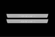 Nissan Rogue III 2021+ LED Door Sills With Logo Rogue Nissan Led Door Sills opdesign