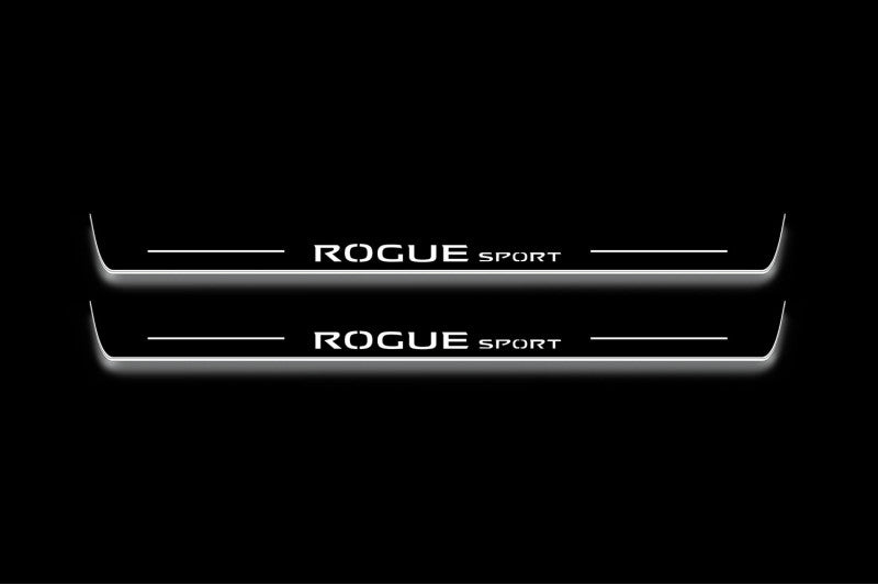 Nissan Rogue Sport 2016+ LED Door Sills With Logo Rogue Sport