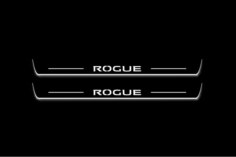 Nissan Rogue III 2021+ LED Door Sills With Logo Rogue