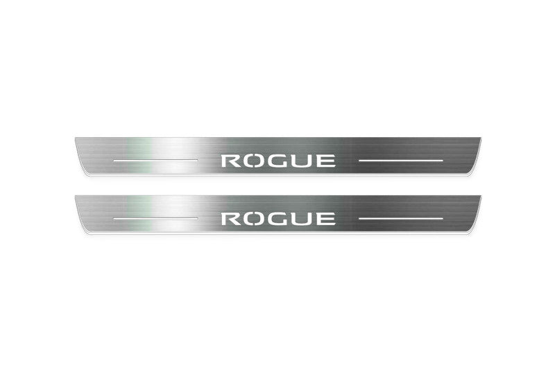 Nissan Rogue III 2021+ LED Door Sills With Logo Rogue