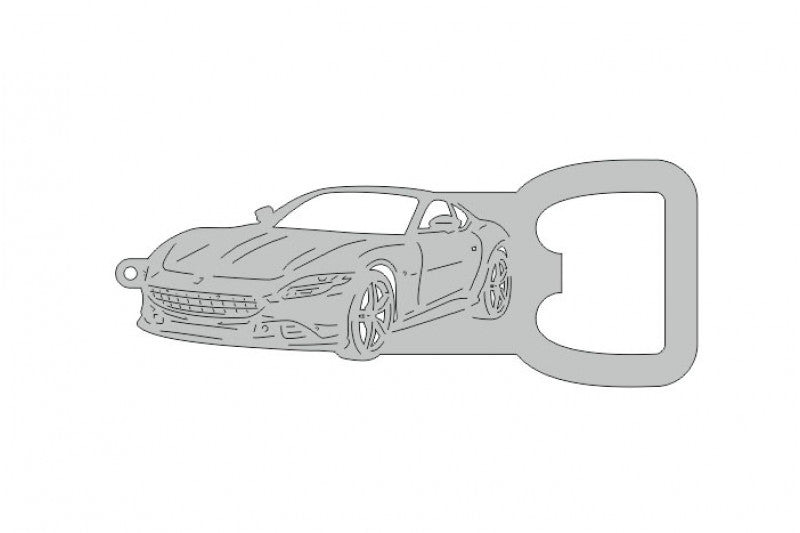 Keychain Bottle Opener for Ferrari Roma 2020+ Keychains opdesign
