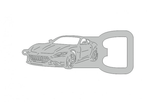 Keychain Bottle Opener for Ferrari Roma 2020+