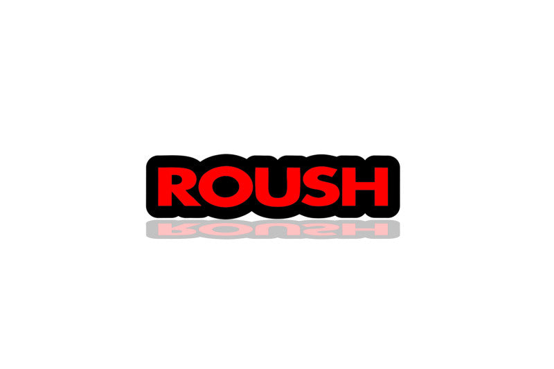 Jeep Illuminated LED Radiator Grille Emblems and Badges with Roush (type 1) logo Jeep Led Emblems decoinfabric