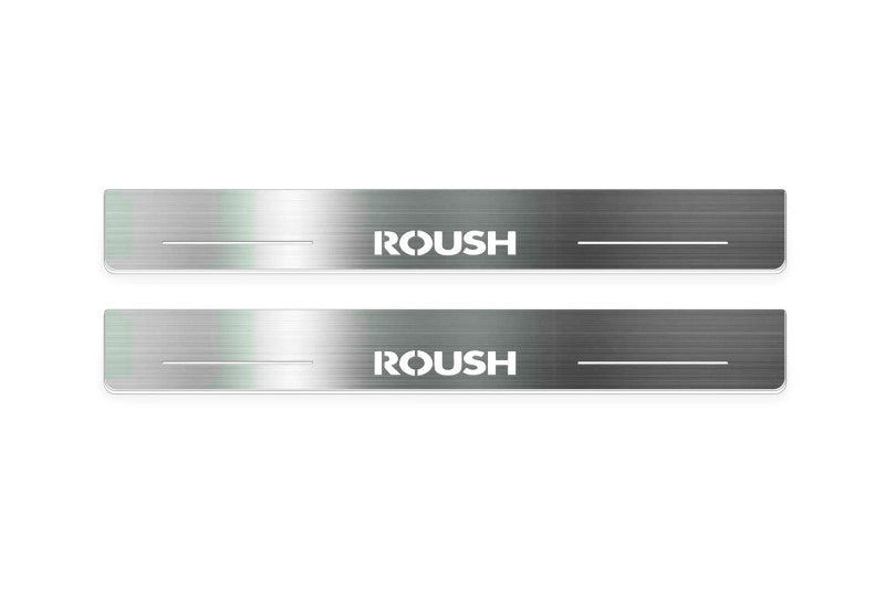 Ford Mustang VII 2023+ Illuminated LED Door Sill Plates With Roush Logo