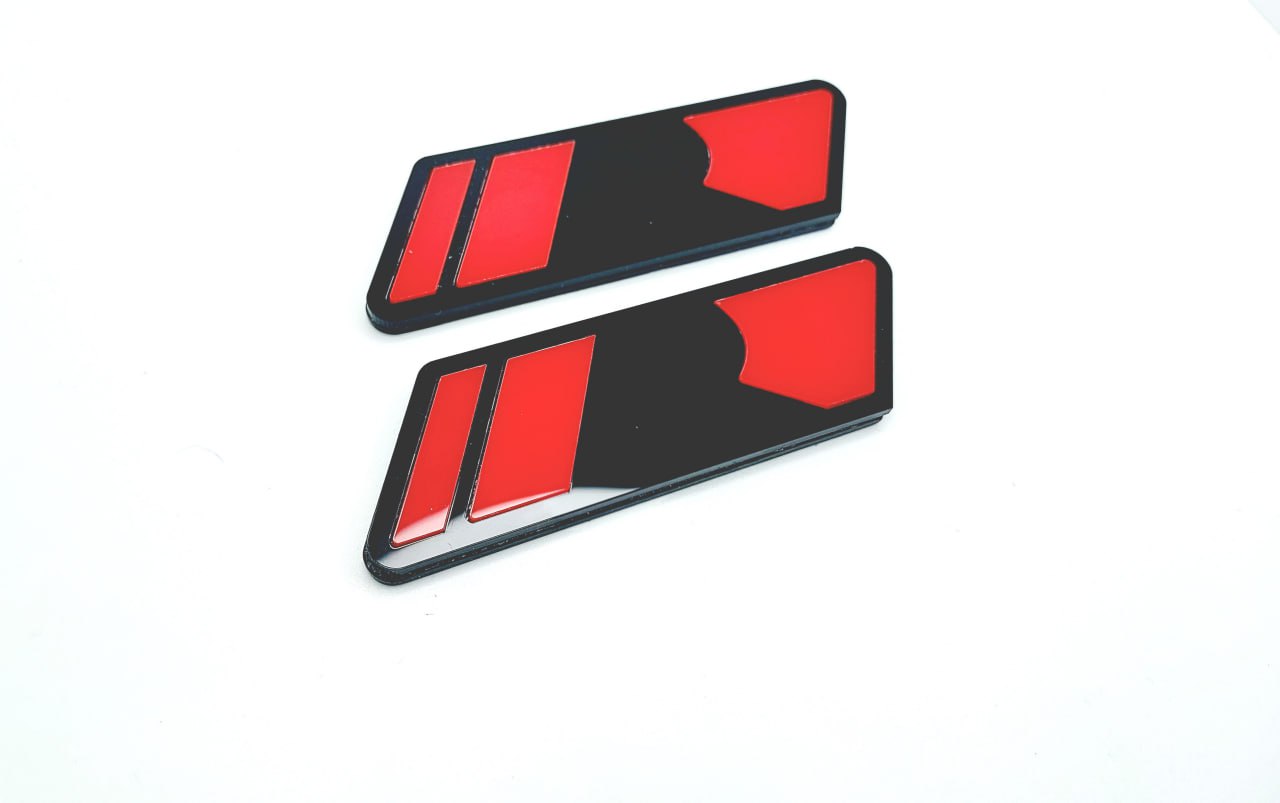 Chevrolet Emblem & Badges set with Roush logo (Type 3)