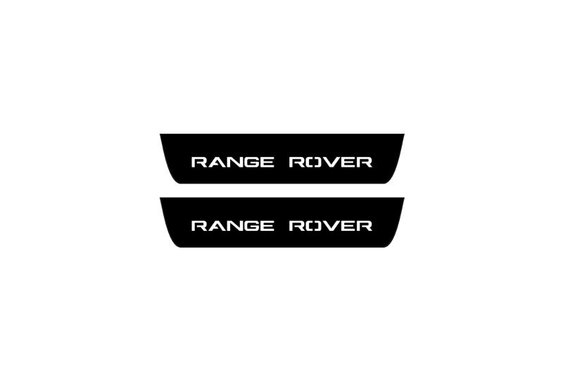 Range Rover III 2002-2012 Led Door Sill Pro With Logo Range Rover (Premium Painting) Range Rover Led Door Sills PRO opdesign