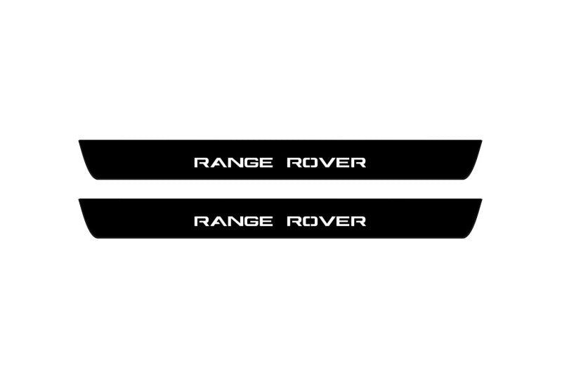 Range Rover Sport II 2013-2022 Led Door Sill Pro With Logo Range Rover (Premium Painting) Range Rover Led Door Sills PRO opde