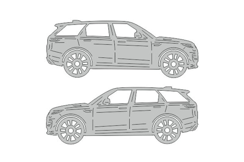 Range Rover Sport III (2022+) Floor Mat Emblem Set – Stainless Steel Badges Car Mats Badges Decoin