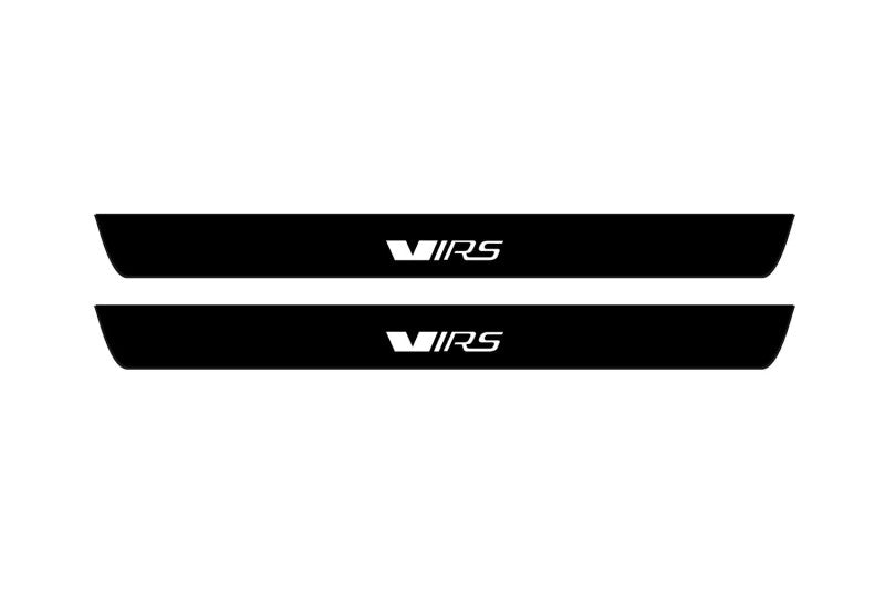 Skoda Octavia III (A7) 2013-2020 Led Door Sill Pro With Logo VRS (Premium Painting) Skoda Led Door Sills PRO opdesign