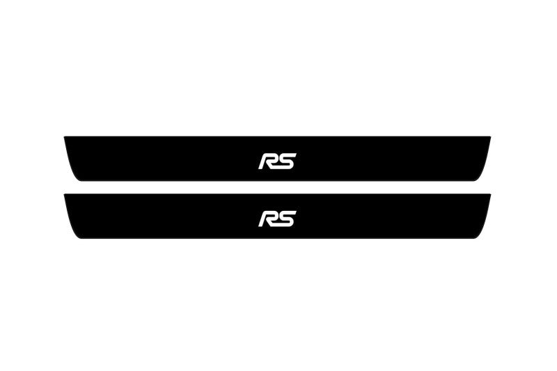 Ford Focus III 2011-2018 Led Door Sill Pro With Logo RS (Premium Painting) Ford Led Door Sills PRO opdesign