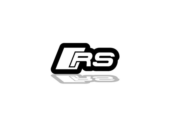 Audi Illuminated LED Radiator Grille Emblems and Badges with RS logo