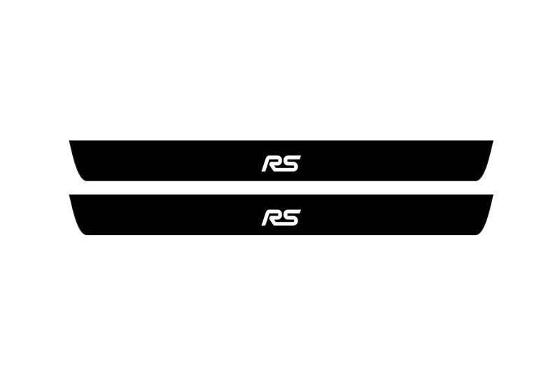 Ford Focus IV 2018+ Led Door Sill Pro With Logo RS (Premium Painting) Ford Led Door Sills PRO opdesign