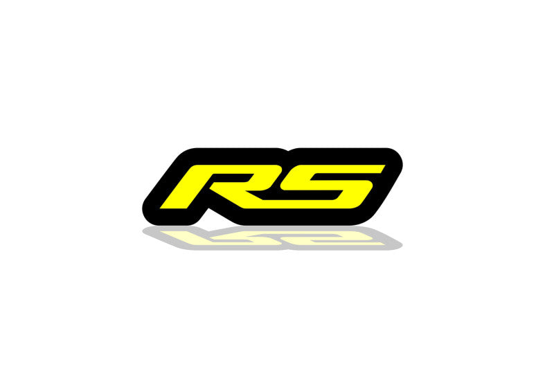 Chevrolet Illuminated LED Radiator Grille Emblems and Badges with RS logo for Camaro V gen Chevrolet Led Emblems decoinfabric