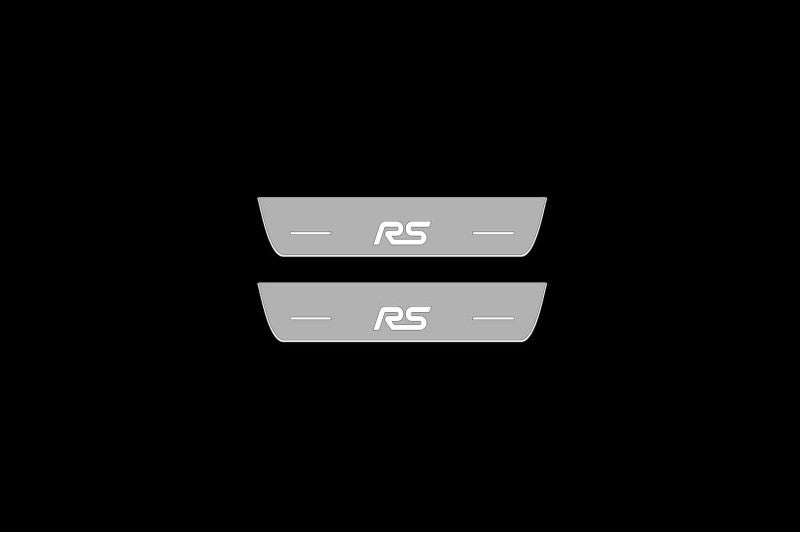 Ford Focus IV 2018+ LED Car Door Sill With Logo RS Ford Led Door Sills opdesign