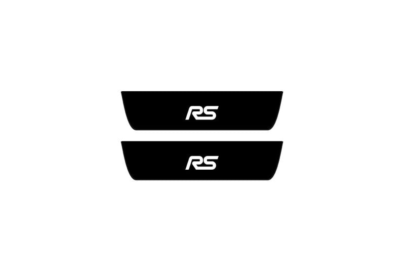 Ford Focus III 2011-2018 Led Door Sill Pro With Logo RS (Premium Painting) Ford Led Door Sills PRO opdesign