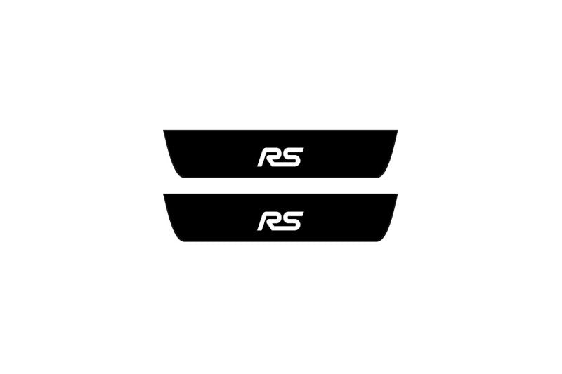 Ford Focus IV 2018+ Led Door Sill Pro With Logo RS (Premium Painting) Ford Led Door Sills PRO opdesign